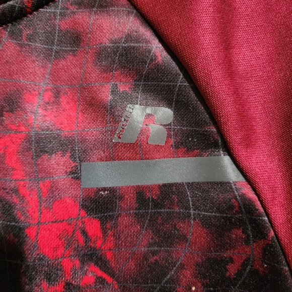 Russell athletic red and black camo hooded pullover sweatshirt Size L (10-12) - Picture 3 of 11
